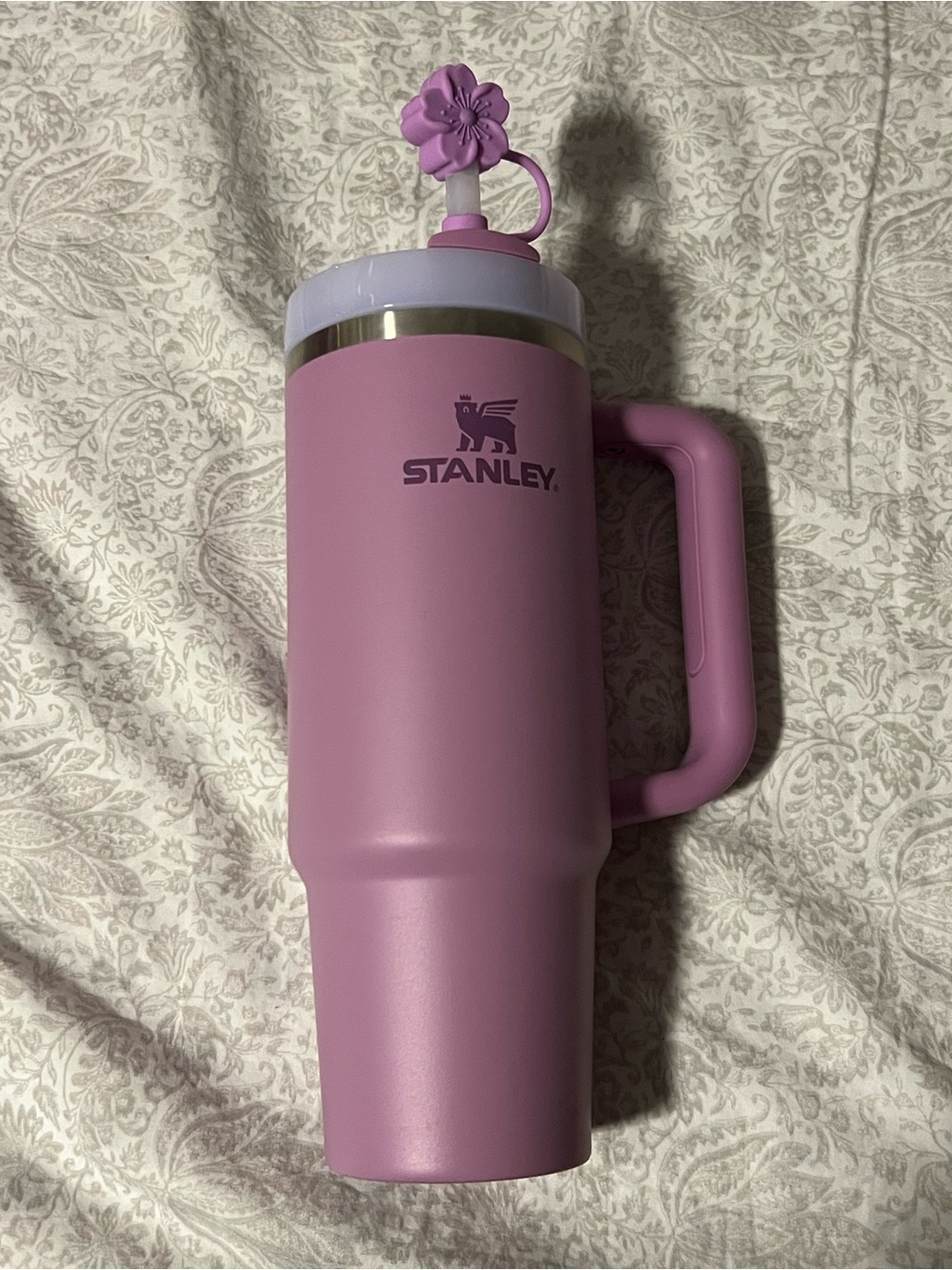 Stanley Purple Pink Insulated Travel Mug with Handle - Picture 1 of 3